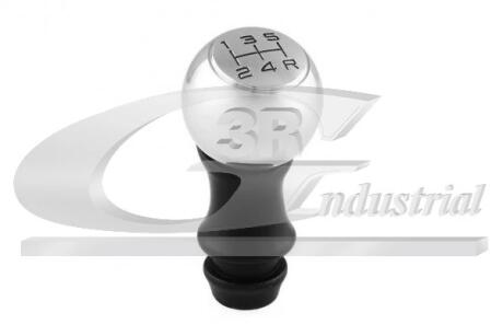 Ручка рычага КПП (хром) 5ст. CITROËN C3 09-, C4 04-12 PEUGEOT 307 00-09, 308 08-14 3RG 25250