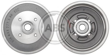 Тормозной барабан задний. Largus/Logan/Sandero/Symbol (12-21) A.B.S. 2759SC