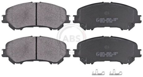 Колодка тормозов. диск. NISSAN QASHQAI, RENAULT KADJAR передн. (выр-во ABS) A.B.S. 35045