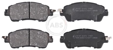 Комплект гальмівних колодок A.B.S. 35107
