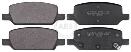 Гальмівні колодки зад. TESLA MODEL 3 17- (BREMBO) A.B.S. 35248