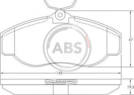 Колодки тормозные пер. Discovery/Range Rover 94-04 A.B.S. 36941