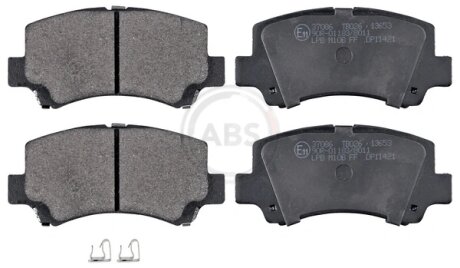Гальмівні колодки пер. Jaggi/Kimo/Wagon R 98- (AKEBONO) A.B.S. 37086