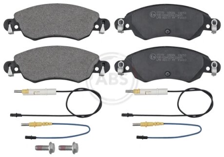 Гальмівні колодки пер. Citroen C5 1.8i 01-08 (BOSCH) (148.9x50x17) A.B.S. 37278