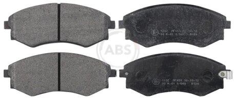 Гальмівні колодки пер. Rexton/Korando 00-12 (AKEBONO) A.B.S. 37468