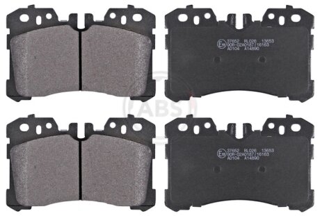 Комплект гальмівних колодок A.B.S. 37652