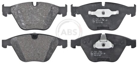 Гальмівні колодки пер. BMW 3 (E90)/X1 (E84) (ATE) 04-12 (155,1x68,5x20,3) A.B.S. 37667