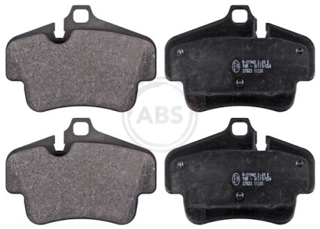 Гальмівні колодки зад. 911 (997)/718 Boxter (982) 04- (121.3x86.1x16.8) (BREMBO) A.B.S. 37823