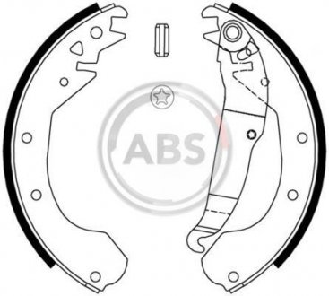 Колодки тормозные задние. Astra/Combo/Corsa/Kadett (81-03) A.B.S. 8807