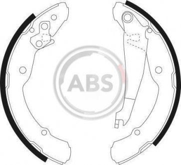 Колодки гальмівні задн. Beetle/Caddy/Jetta/Octavia/Roomster (95-21) A.B.S. 9042