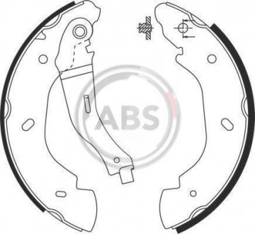 Колодки тормозные задние. Transit (06-14) A.B.S. 9126