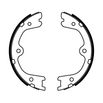 Гальмівні колодки, барабанні ABE C01064ABE