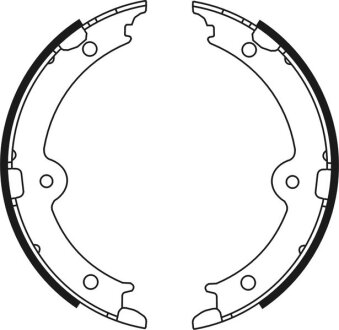 Гальмівні колодки, барабанні ABE C02087ABE