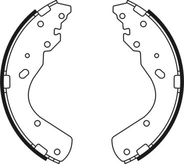 Гальмівні колодки, барабанні ABE C03044ABE