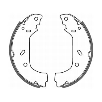 Гальмівні колодки, барабанні ABE C0P015ABE