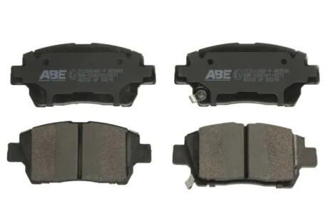 Комплект гальмівних колодок, дискове гальмо ABE C12086ABEP