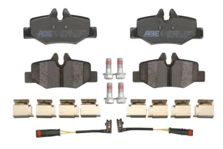 Комплект гальмівних колодок, дискове гальмо ABE C2M025ABEP