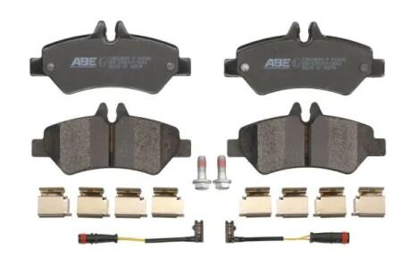 Комплект гальмівних колодок, дискове гальмо ABE C2M028ABEP