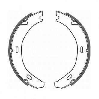 Гальмівні колодки, барабанні ABE CRM002ABE (фото 1)