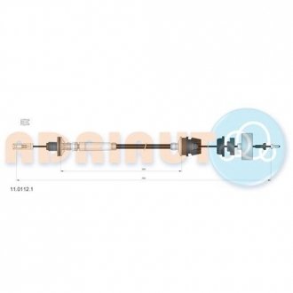 Трос зчеплення ADRIAUTO 11.0112.1