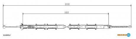 Тросик ADRIAUTO 11.0243.2