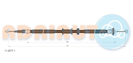 Кабель стоянкових гальм ADRIAUTO 1102771