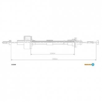 FORD Трос сцепления Scorpio 2.5D ADRIAUTO 13.0140