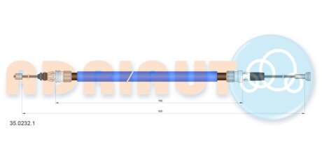Трос зупиночних гальм ADRIAUTO 35.0232.1