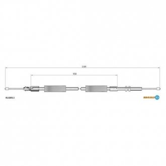 Трос ручного гальма ADRIAUTO 41.0201.1