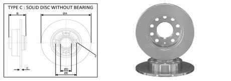 Диск тормозной задний (кратно 2) Audi A4 (00-08)/Seat Exeo (08-13) APLUS 61367AP