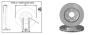 Диск гальмівний перед. Chrysler Voyager V Dodge Grand Caravan Fiat Freemont Lancia Voyager Vw Routan 2.0D-3.6Lpg 09.10- APLUS 61797AP (фото 1)