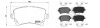 Колодка гальмівна задня AUDI A6 (4F2, C6) (04/04-06/11) APPLUS APLUS 71137BAAP (фото 1)