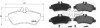 Колодки тормозные APLUS 71196CAP (фото 1)