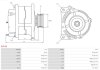 Генератор Kangoo/Duster/Logan/Sandero 1.5 dci 01- (125A) As-pl A3118 (фото 5)