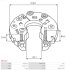 Задня кришка генератора As-pl ARC3117 (фото 4)