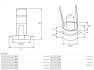 Колекторне кільце генератора As-pl ASL9027 (фото 3)