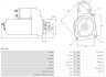 Стартер BERLINGO/PARTNER/COMBO (1.7 кВт/12 z) As-pl S0775S (фото 5)