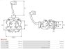 Щіткотримач стартера Kia Rio 1.4/1.6 05-11 (d=68mm) (PREMIUM LINE) As-pl SBH1012P (фото 2)