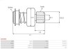 Бендикс стартера 12x47,3 / 12 z STANDARD LINE As-pl SD0369S (фото 4)
