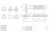 Болт стартера As-pl SP3010(BULK) (фото 2)