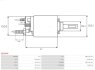 Реле стартера втягуюче SPRINTER/VIANO/VITO 2.1-2.9 95- As-pl SS3004P (фото 4)