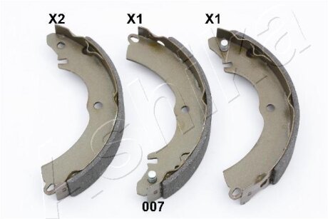 К-кт зад. бараб. колодок Chery Jaggi, Chery Kimo/Mitsubishi Colt/Lancer 04- ASHIKA 55-00-007