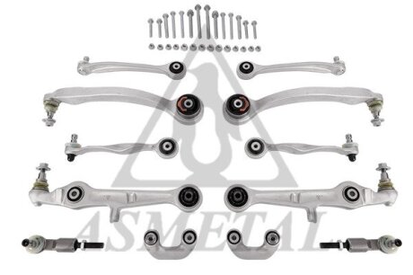 К-кт рычагов перед.подвески Audi A4 (с тонким пальцем.) ASMETAL 13AU0202