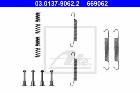 Пружини колодок гальмівних Bmw 5,6,7 ATE 03.0137-9062.2