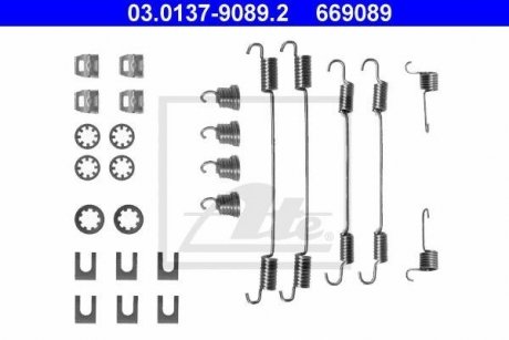 Комплект монтажний колодок ATE 03.0137-9089.2