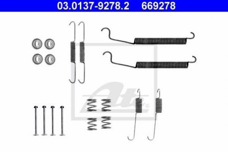 Комплектуючі для гальмівних колодок ATE 03013792782 (фото 1)