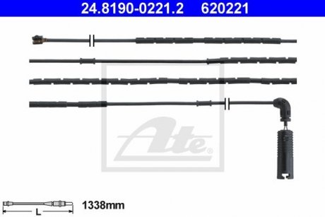 Датчик зношування колодок ATE 24.8190-0221.2