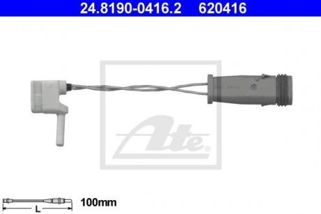 Датчик зношування колодок ATE 24.8190-0416.2