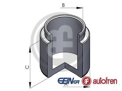 Поршень супорта TOYOTA Camry, RAV 4 III 08.01- Ø 63mm AUTOFREN D025291