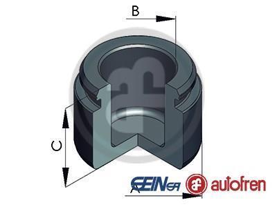 Поршень супорта пер. W124 90- (38x29mm)(Brembo) AUTOFREN D025570